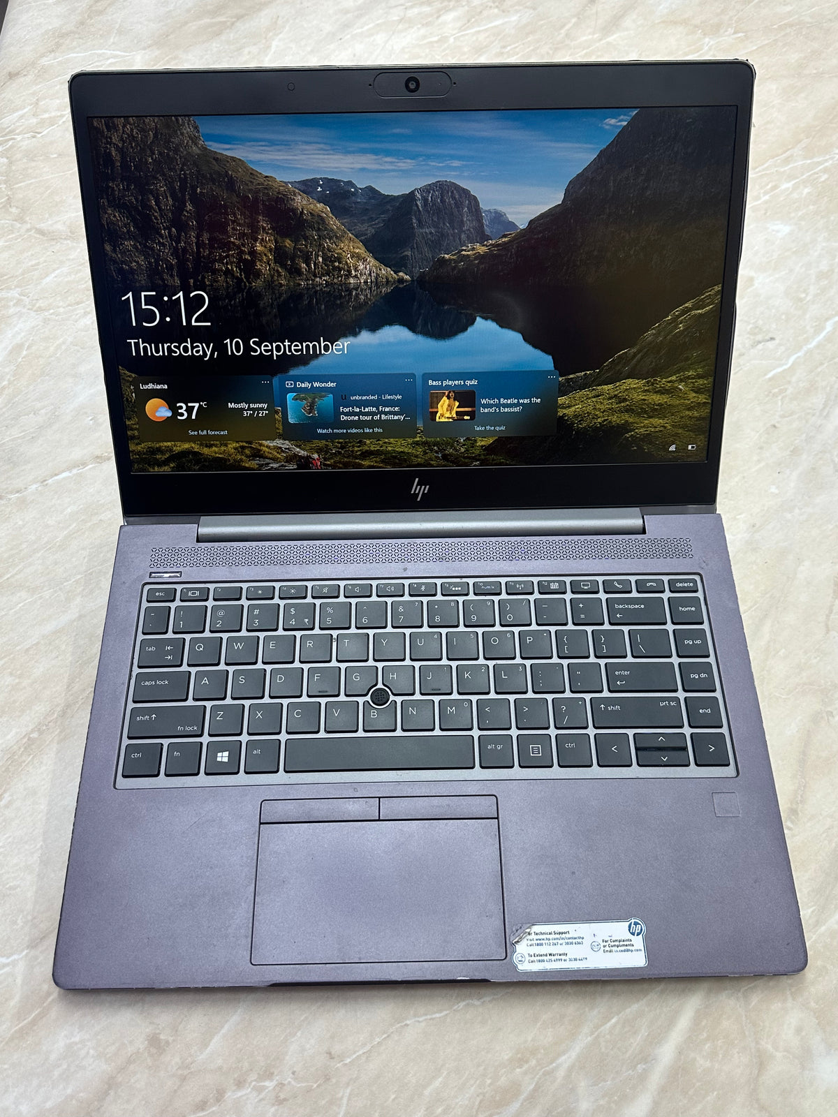 HP ZBook 14U G5 – Intel® Core™ i7-8550U 8th Gen | 16GB RAM | 256GBGB SSD | 15.6” FHD | Windows 11