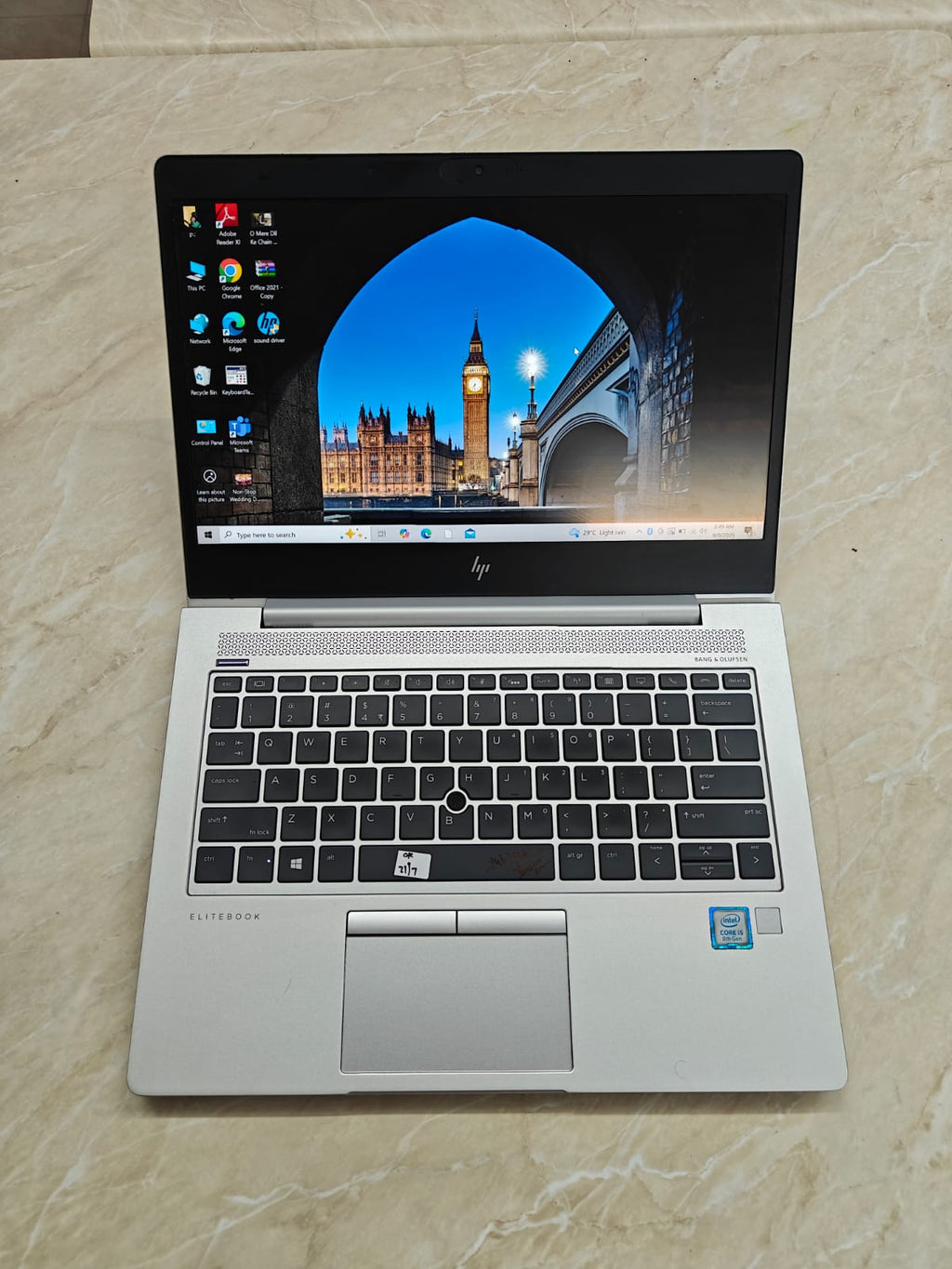 HP EliteBook 830 G6 – Intel Core i5 8th Gen | 8GB RAM | 256GB SSD | 14” FHD | Windows 10/11